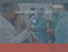 Tablet Screenshot of milliondollarmeds.com